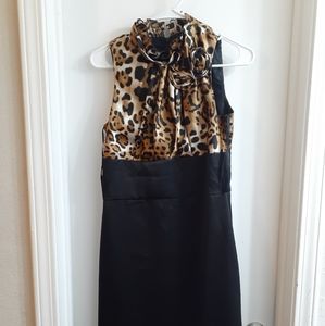 NW Collection Women Cheetah Print Dress 6